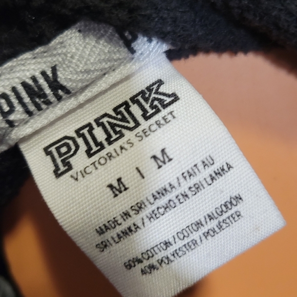 PINK Victoria ’s Secret Zippered Hoodie Size Medium - Picture 5 of 7